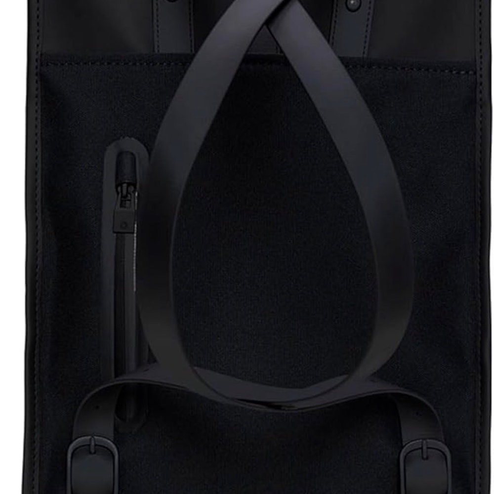 RAINS Backpack Mini Waterproof Backpack Black Min… - image 5